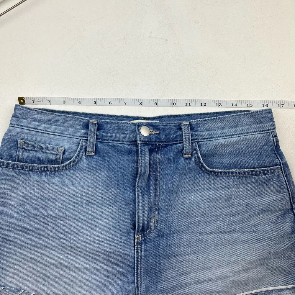 L'AGENCE's high-rise Jazz denim shorts - Picture 4 of 9